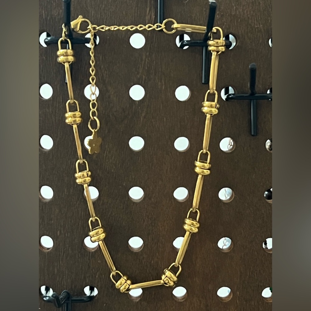 18K gold-plated brass Gold Chain Necklace
